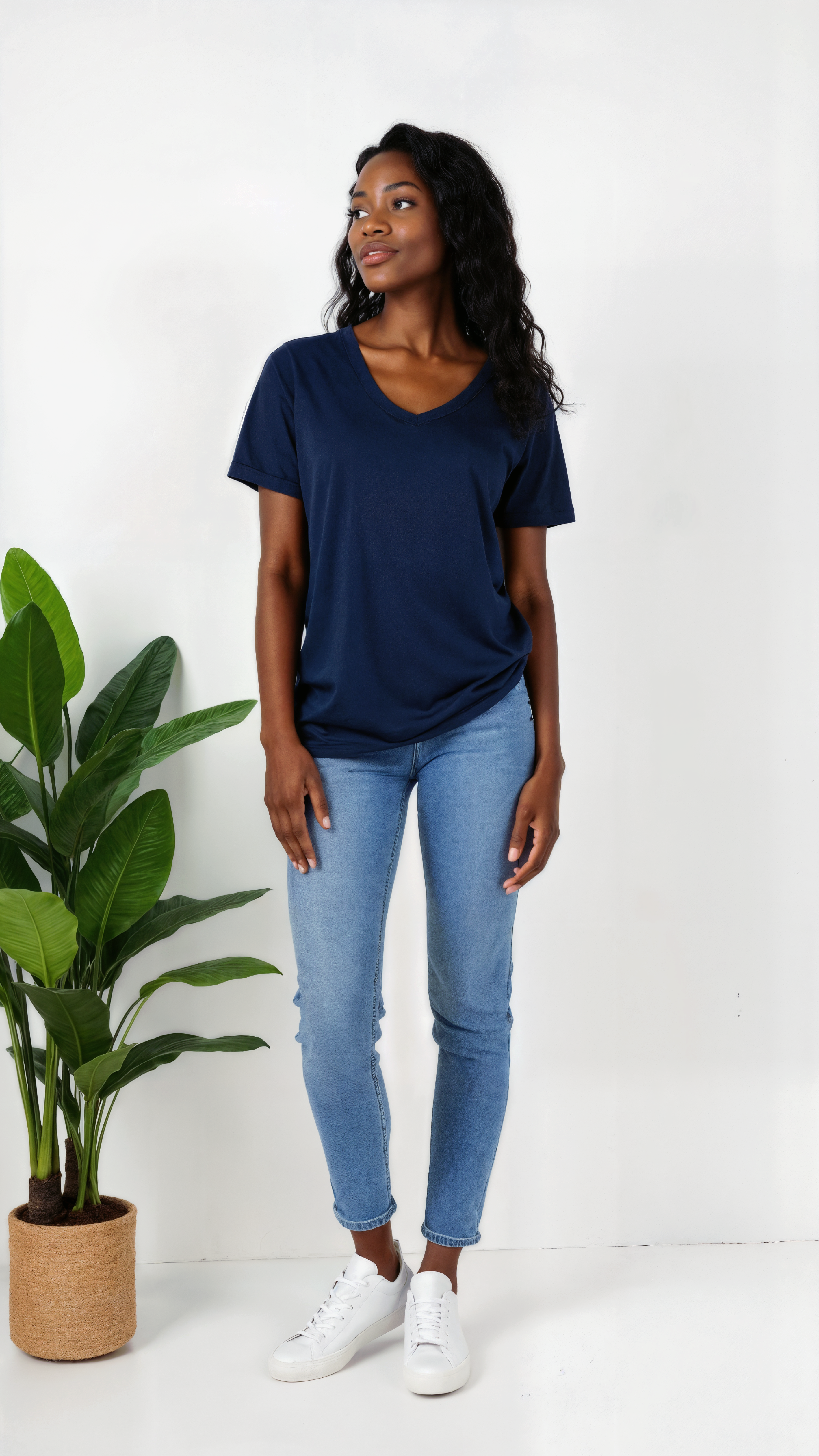 The Verse Tee: Your Perfect V-Neck.