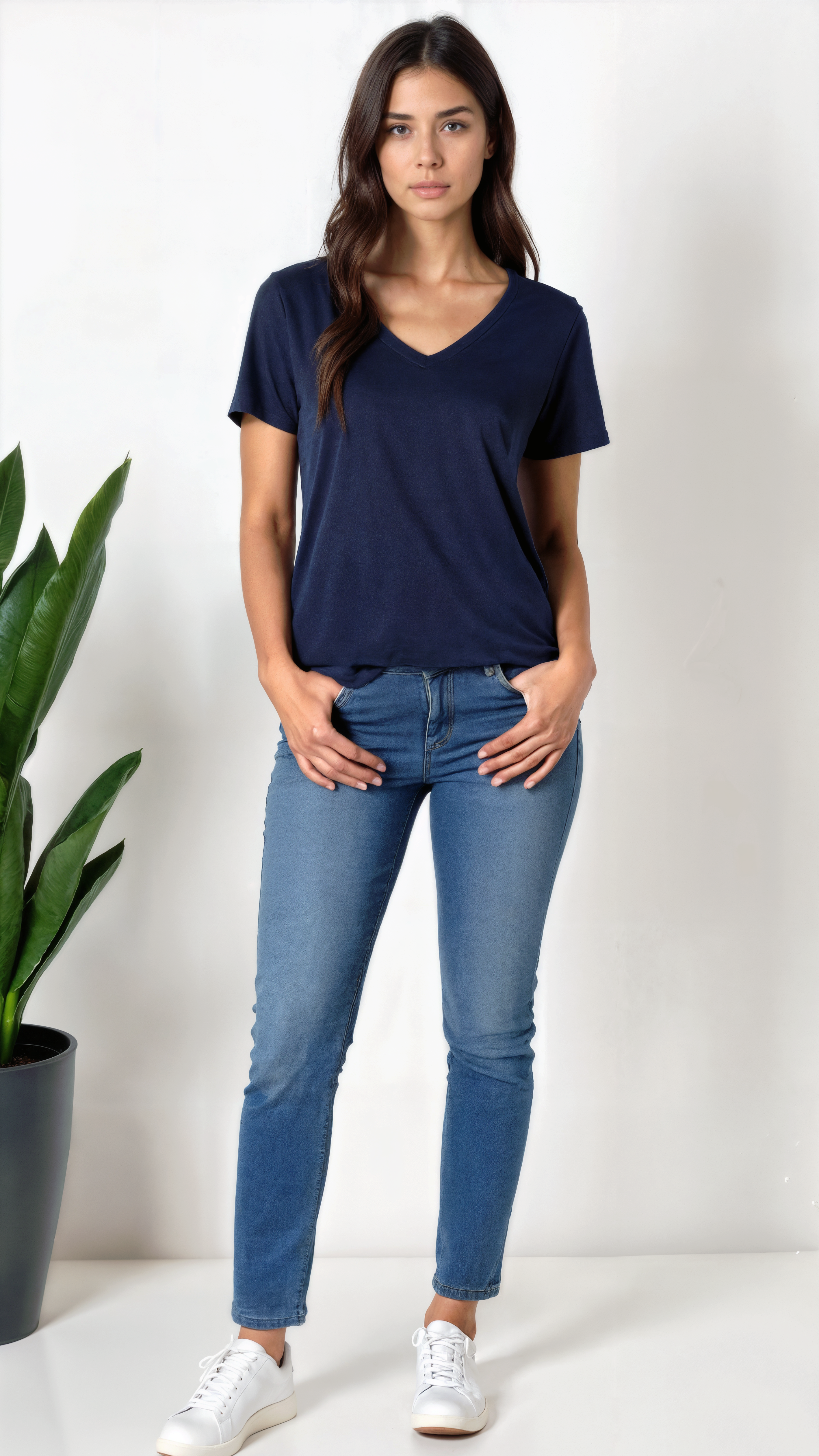 The Verse Tee: Your Perfect V-Neck.