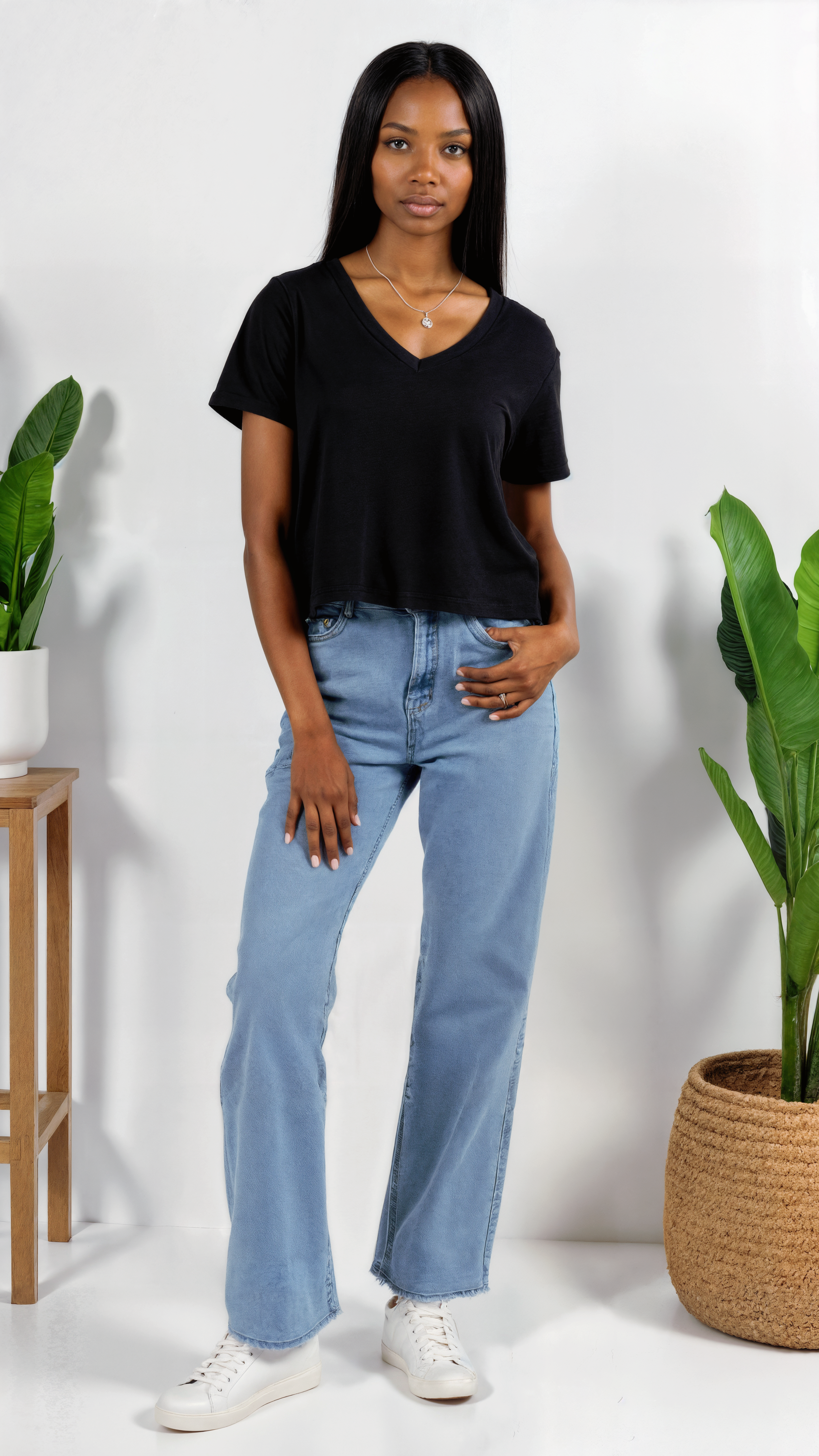 The Verse Tee: Your Perfect V-Neck.