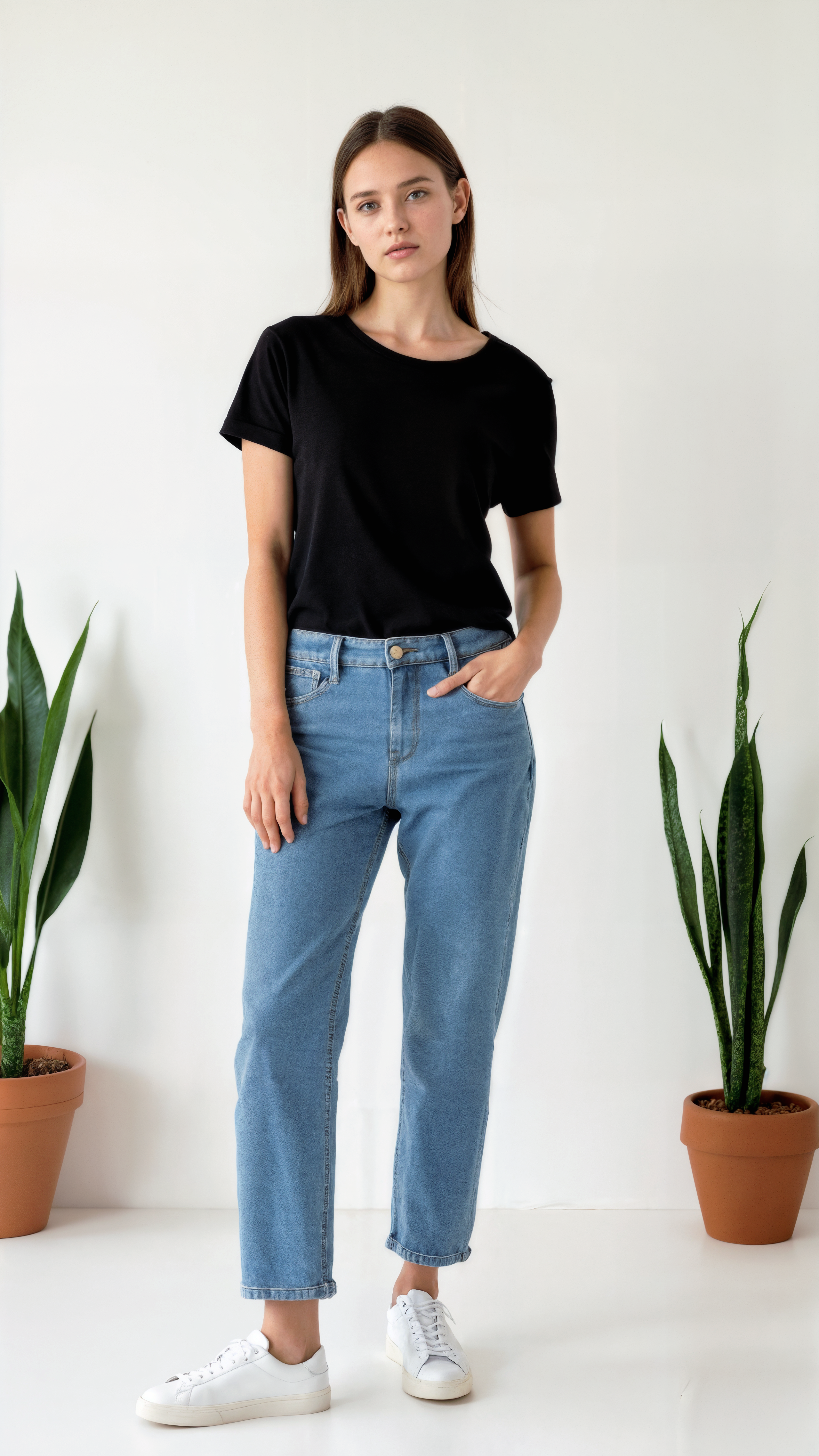 The Muse Tee: Your Perfect Scoop Neck.