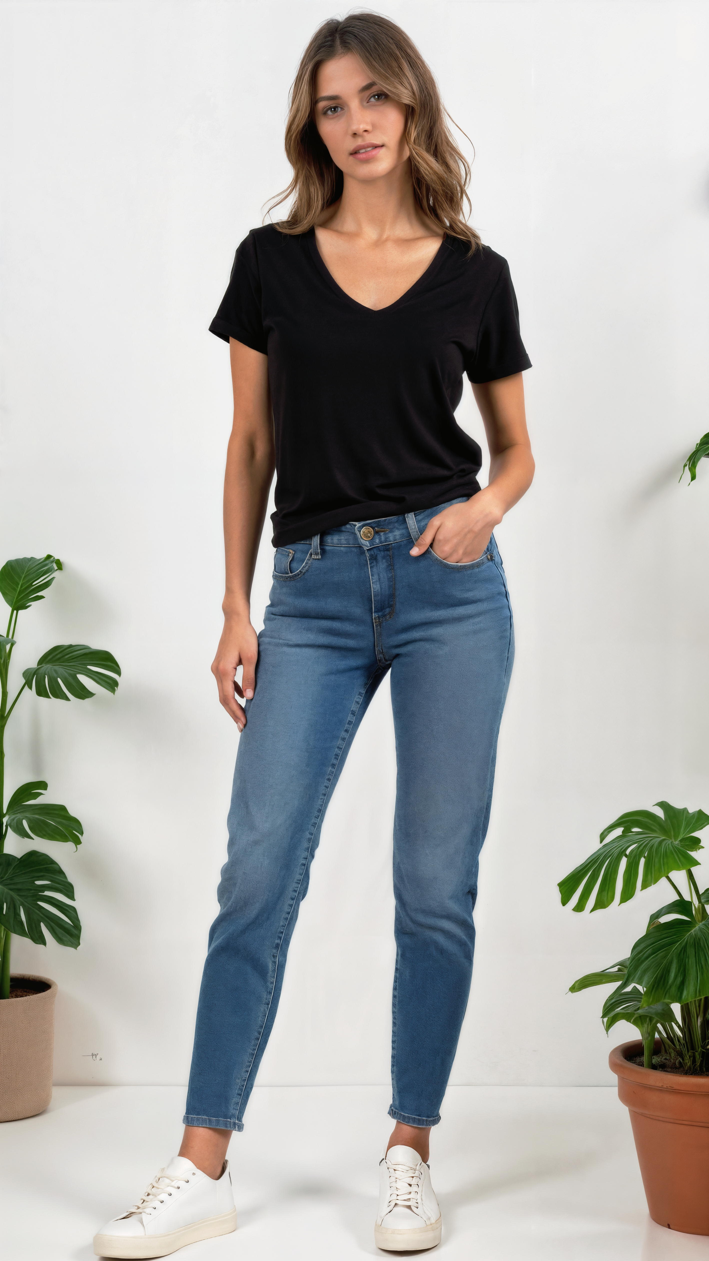 The Verse Tee: Your Perfect V-Neck.