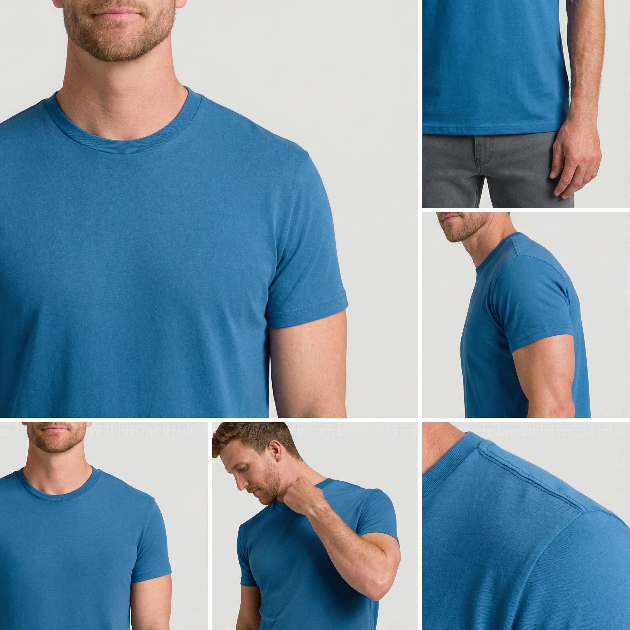 The Atelier Tee: Premium Crew Neck.