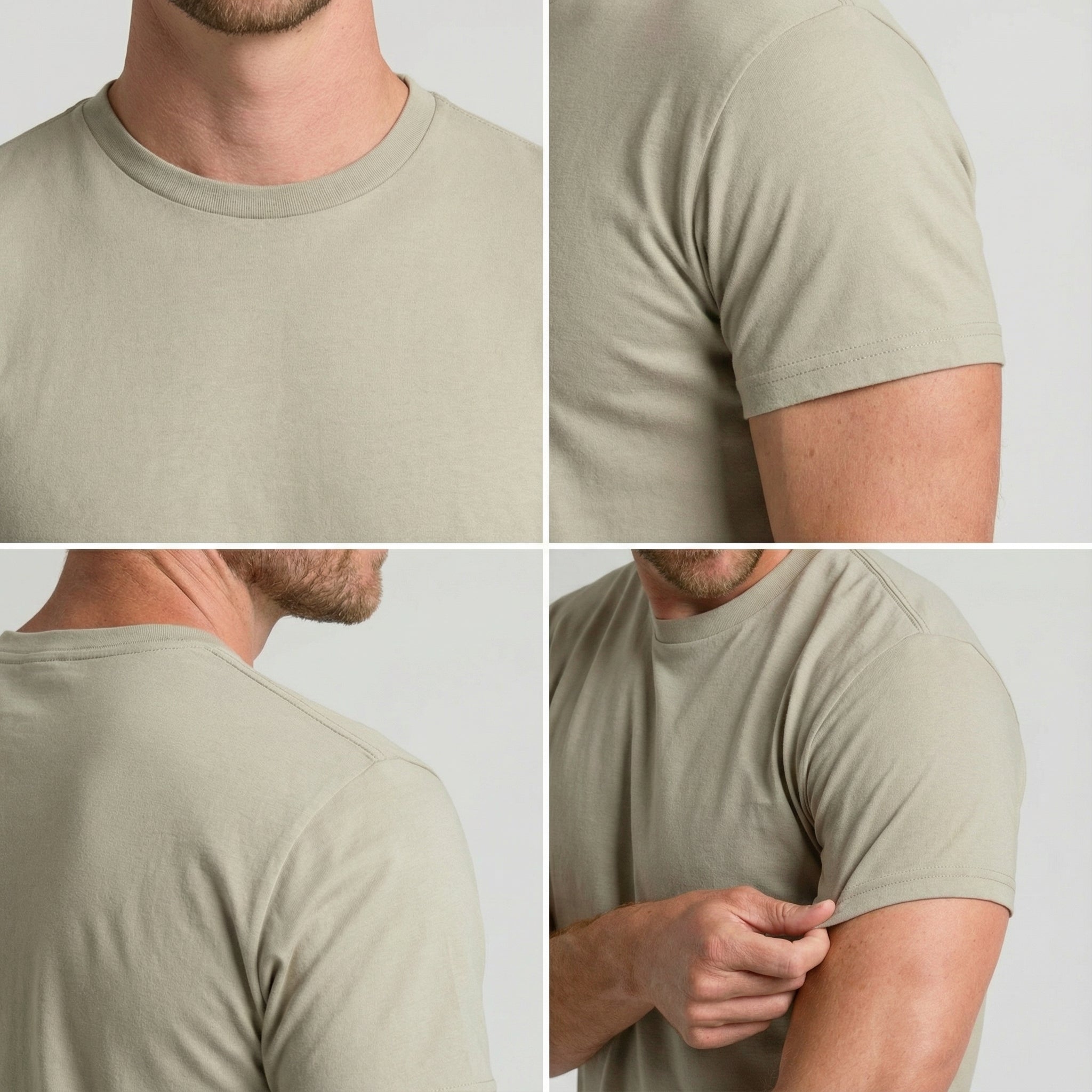 The Atelier Tee: Premium Crew Neck.