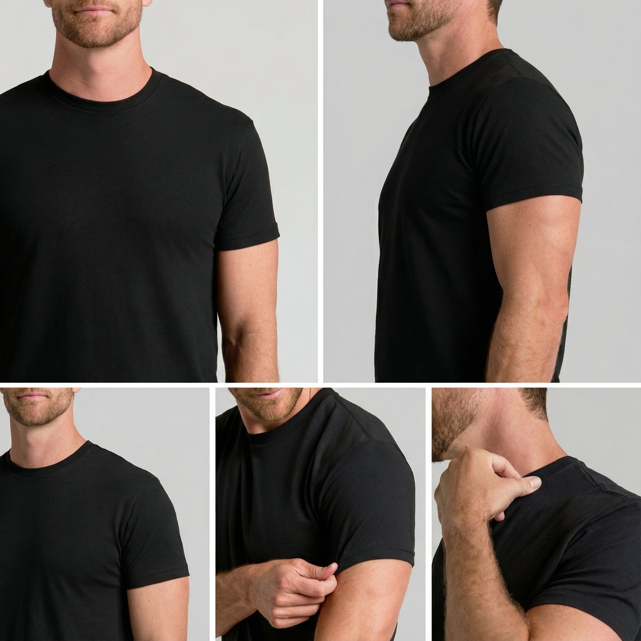 The Atelier Tee: Premium Crew Neck.